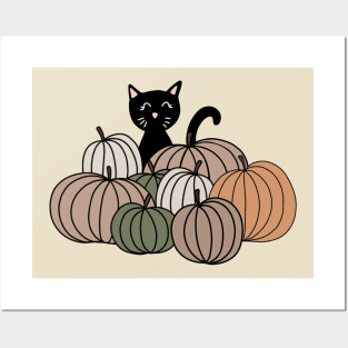 Pumpkin Cat Posters and Art